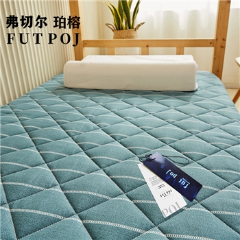 弗切尔珀榕FBN0210239粗布学生藤席双面床垫120*200cm布洛-蓝